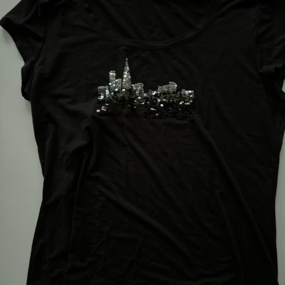 New York & Company Tops - New York and Company sequin tee